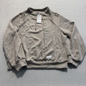 Automet Pullover Sweatshirt Womens Sz M Tan New With Tags